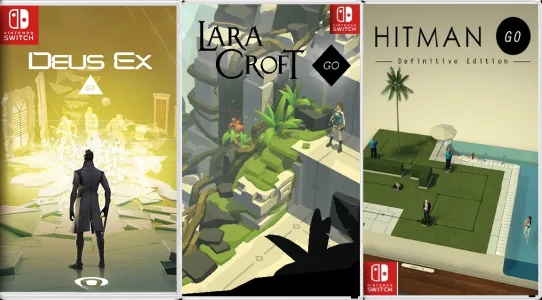 [NSW] Deus Ex Go / Hitman Go / Lara Croft Go [RUS/ENG]
